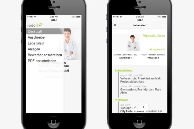 Bild: JEDDiT startet die mobile Homepage der Bewerbung