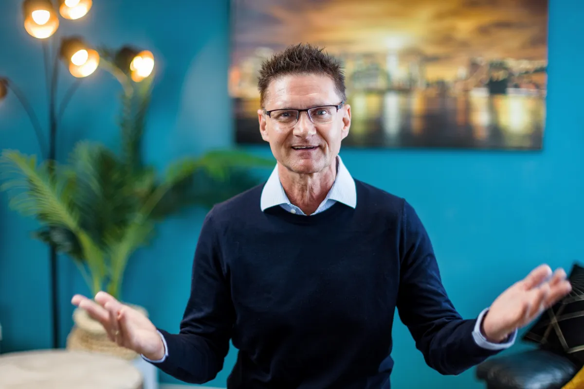 Geschäftsführer André Prager (© Dominik Pfau)