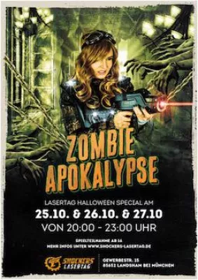 Bild: Halloween Special im Shockers Lasertag: Zombie Apokalypse 2017
