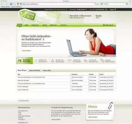 Work2Buy – Die andere Art Einzukaufen Bild: Work2Buy – Die andere Art Einzukaufen