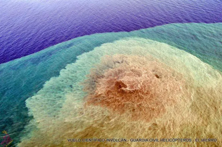 Bild: El Hierro Vulkan - Gaswerte steigen wieder an