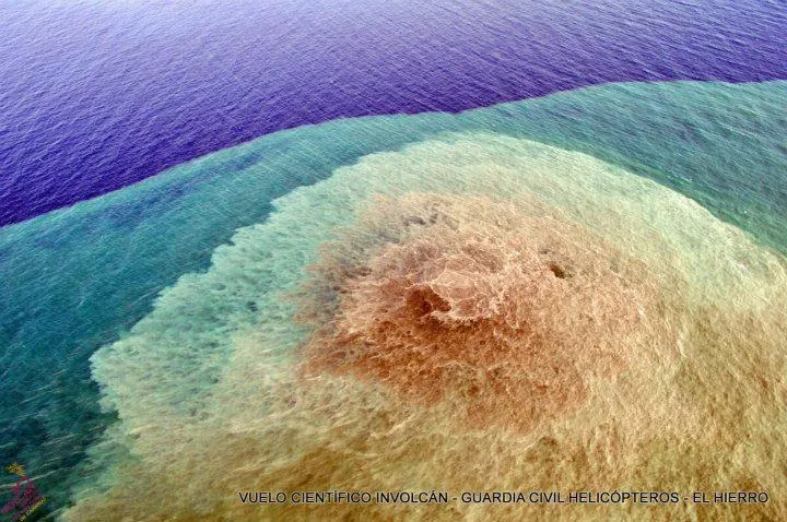 Bild: El Hierro Vulkan - Gaswerte steigen wieder an