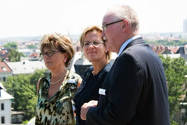 Bild: Staatsministerin Barbara Klepsch besuchte BFW Leipzig