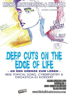Bild: Michel Montecrossa & Mirakali präsentieren ‘Deep Cuts On The Edge Of Life – An Der Grenze Zum Leben’ Konzert