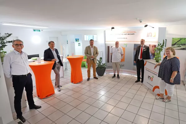 Neuer InA gGmbH-Mitarbeiter durch die InA-Eingliederungsmaßnahme „Work On“ Bild: Neuer InA gGmbH-Mitarbeiter durch die InA-Eingliederungsmaßnahme „Work On“