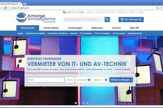 Bild: Relaunch für Europas größten IT- und AV-Vermieter
