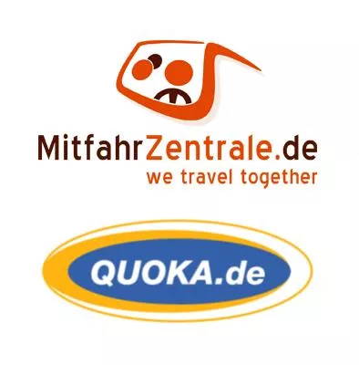 Bild: Kooperation zwischen Mitfahrzentrale.de und Quoka.de