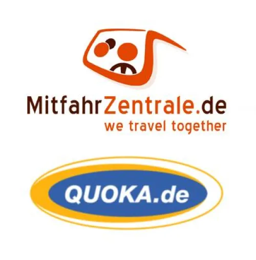 Kooperation zwischen Mitfahrzentrale.de und Quoka.de Bild: Kooperation zwischen Mitfahrzentrale.de und Quoka.de
