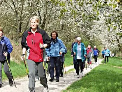 Bild: 13 Routen in vier Parks für Nordic Walker und Nordic Wanderer in herrlicher Mittelgebirgslandschaft