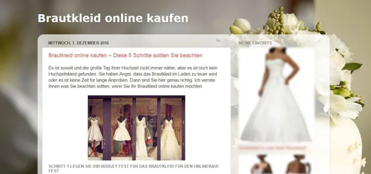 Bild: Brautkleid online Kaufberater startet durch