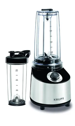 Bild: Luft raus, Power rein: Der neue Krups Freshboost Vakuum Standmixer to go bewahrt Vitamine von Obst und Gemüse