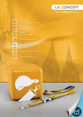 Die ganze Welt der Werbemittel - der neue LA CONCEPT Werbemittelkatalog ist da Bild: Die ganze Welt der Werbemittel - der neue LA CONCEPT Werbemittelkatalog ist da