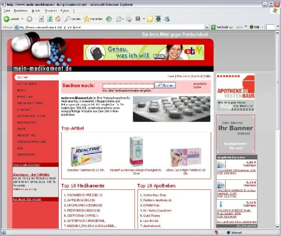 Die neue schnelle Suchmaschine für Medikamente in Deutschland Bild: Die neue schnelle Suchmaschine für Medikamente in Deutschland