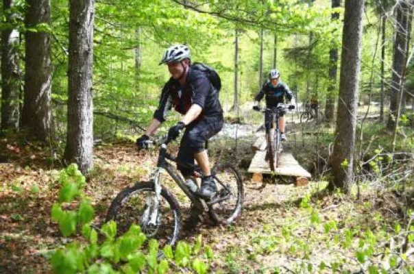 Bild: Erster Mountainbike-Trail in Kreuth am Tegernsee