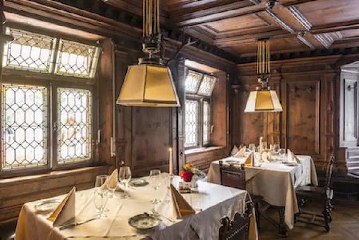 Stube im Gourmet-Restaurant des Hotels Elephant (Brixen, Südtirol)