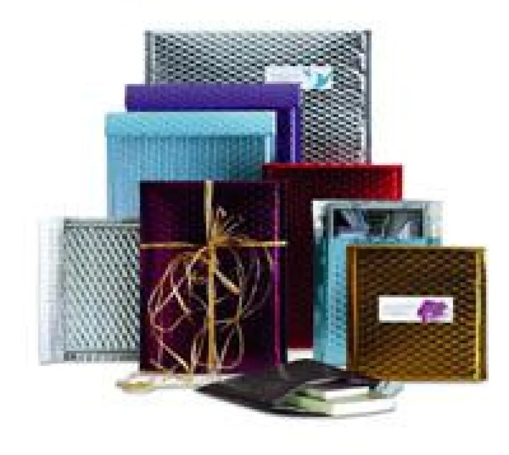 Kunterbunt: Die neuen Lufzpolster-Geschenktaschen.