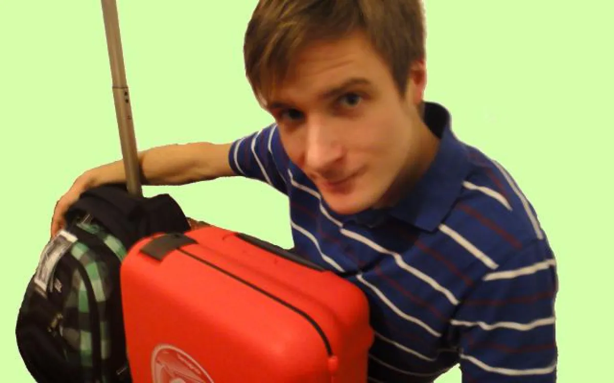 André Fuchs, Betreiber des Blogs koffer-fuer-handgepaeck.de