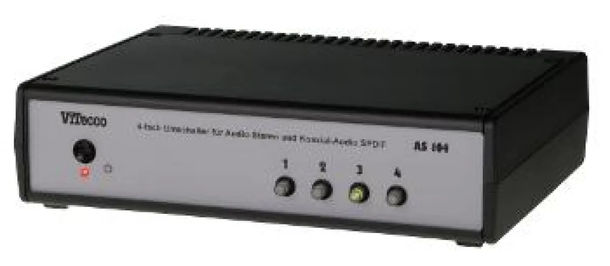 SPDIF Umschalter AS104 von ViTecco.de