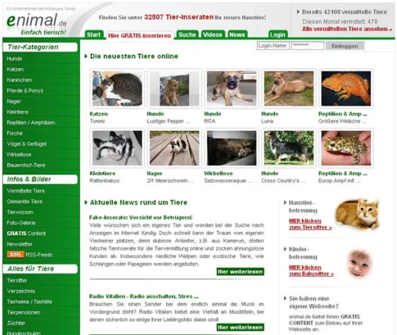 Bild: enimal.de warnt - Betrügerische Nigeria Connection ist zunehmend auch auf Tierportalen aktiv