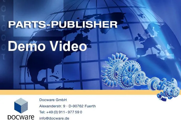 PARTS-PUBLISHER Ersatzteilkatalog: Demo Videos online Bild: PARTS-PUBLISHER Ersatzteilkatalog: Demo Videos online