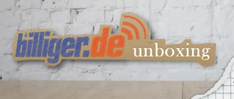 billiger.de präsentiert Angebote mit Unboxing & Review-Videos Bild: billiger.de präsentiert Angebote mit Unboxing & Review-Videos