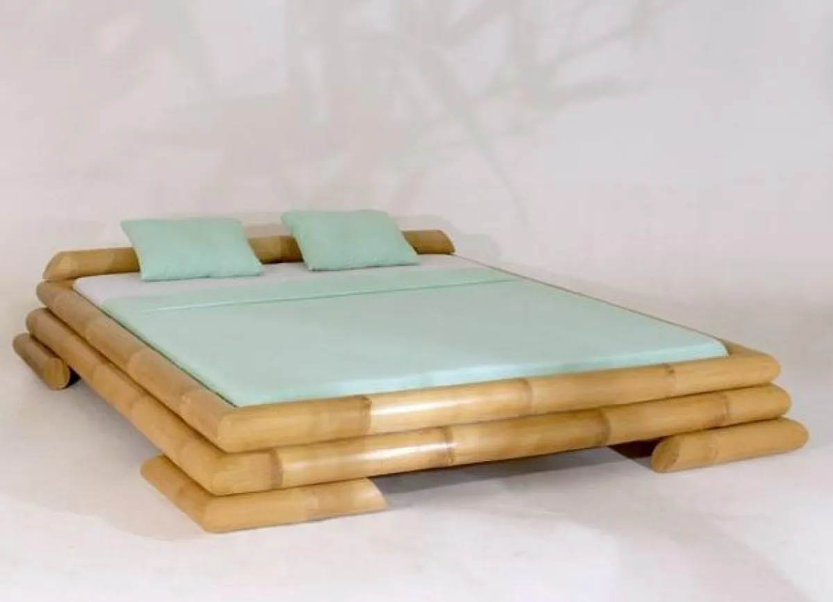 Bambusbett mit Klimaanpassung