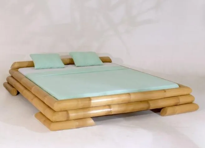 Bild: Bambusbetten mit Klimaanpassung exklusiv bei Rattanshop24