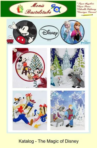 Bild: Magic of Disney. Eiskönigin/Frozen und Mickey Maus als Bastelartikel und Schablonen