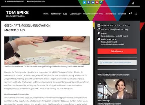 Geschäftsmodell-Innovation: Intensivworkshop für Unternehmer, Entwickler und Manager in Berlin Bild: Geschäftsmodell-Innovation: Intensivworkshop für Unternehmer, Entwickler und Manager in Berlin