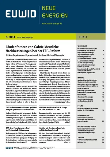 Bild: Länder fordern von Gabriel deutliche Nachbesserungen bei der EEG-Reform