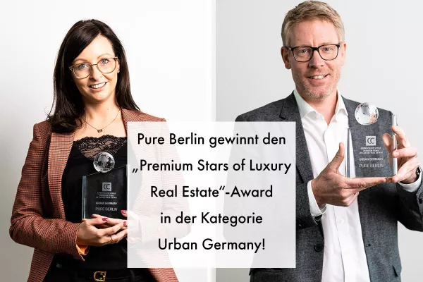 Bild: Ausgezeichnet: ZIEGERT und PREMIUM gewinnen Award „Premium Stars of Luxury Real Estate” mit Bauprojekt PURE