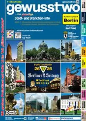 Bild: Über 300 Jahre Berliner Stadtadressbuch seit 1704: „gewusst-wo – für die Bundeshauptstadt Berlin 2007/08“