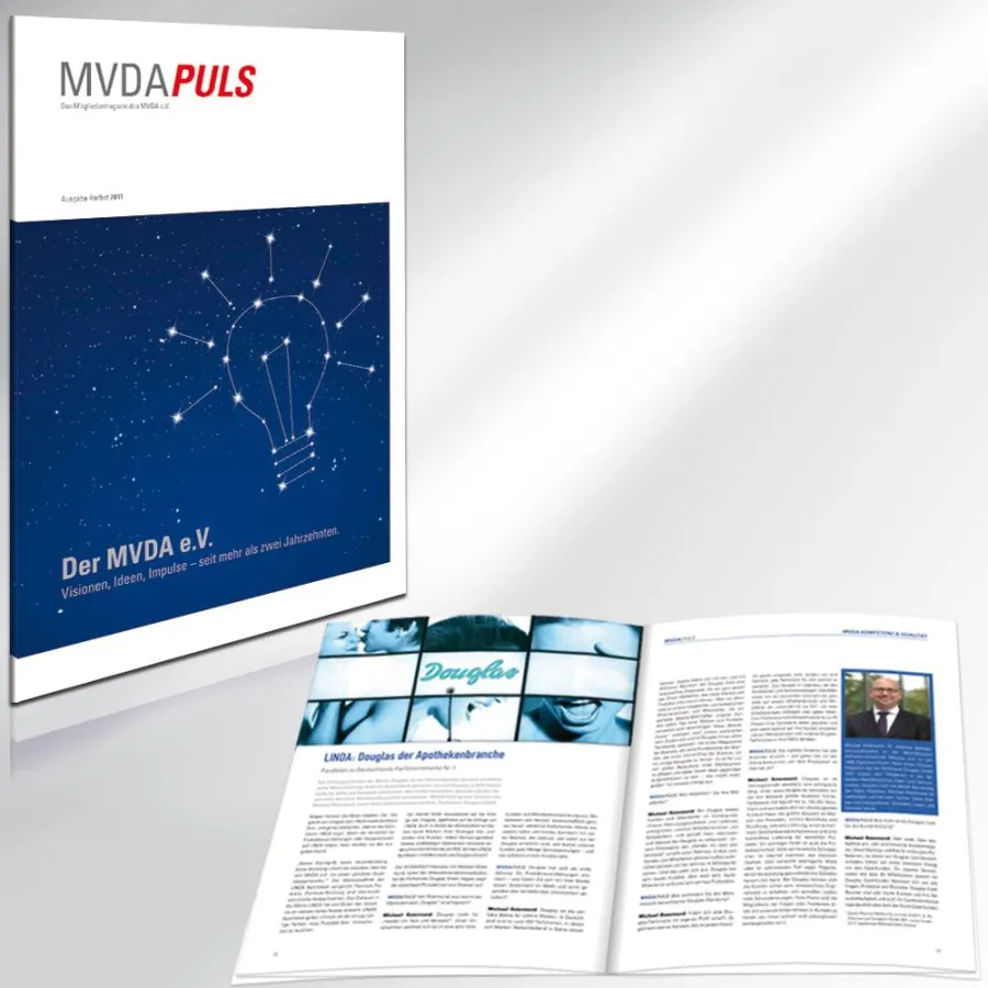 Jubiläumsausgabe des Mitgliedermagazins MVDA e.V., 5 Jahre Benchmark im Apothekenmarketing