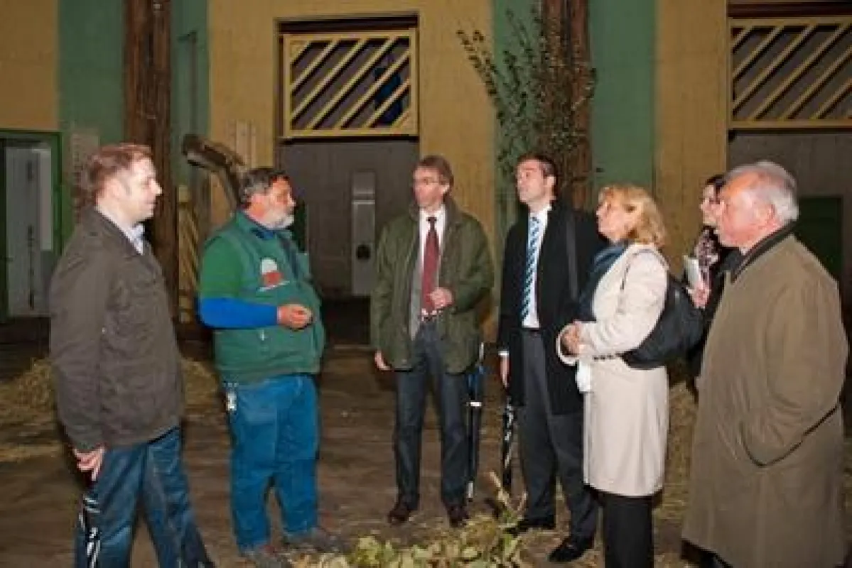 Im Bild von links: Frank Hannecken, Hans-Jürgen Schröder, Wolfgang P.Vogt, Dr. Gero Hocker MdL, Gabriela König MdL, Herbert Staben