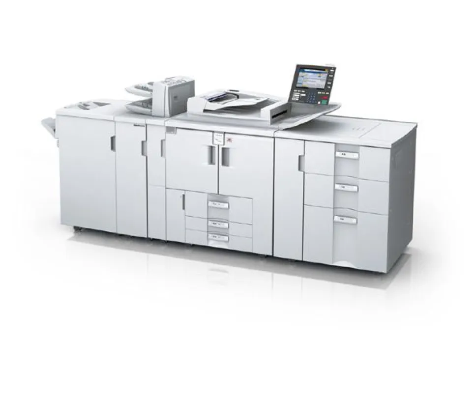 Hohes Tempo und professionelle Ergebnisse in einem Arbeitsprozess – dafür sorgen die neuen Hochleistungssysteme Pro 906EX, 1106EX und 1356EX von Ricoh.