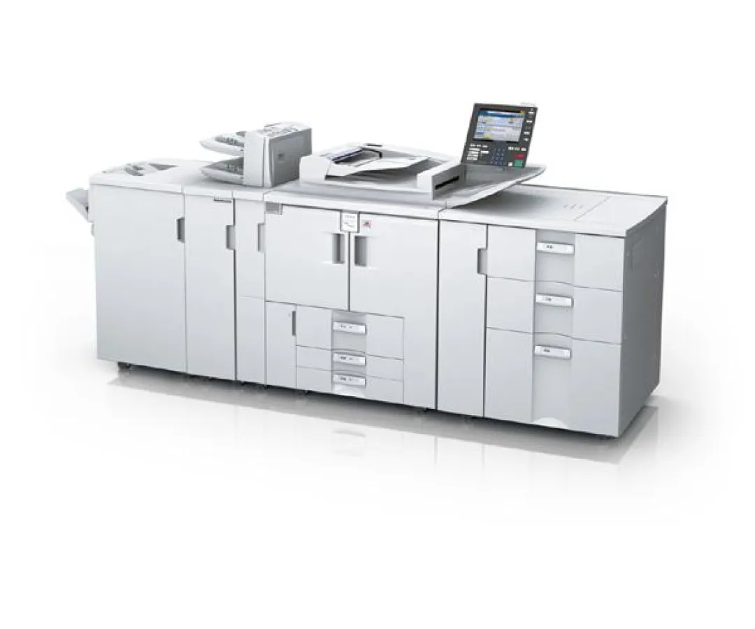 Hohes Tempo und professionelle Ergebnisse in einem Arbeitsprozess – dafür sorgen die neuen Hochleistungssysteme Pro 906EX, 1106EX und 1356EX von Ricoh.