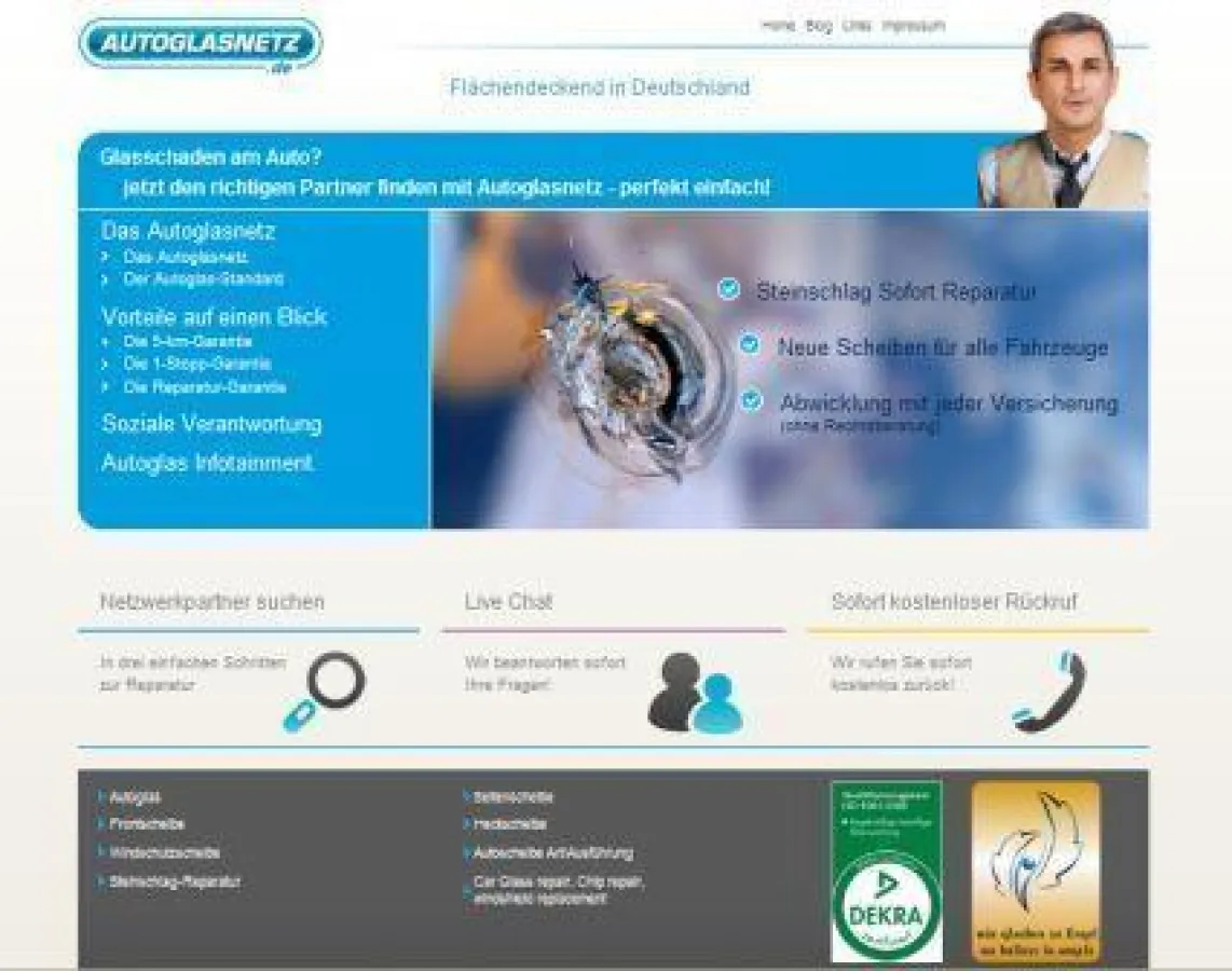 Screenshot www.autoglasnetz.de