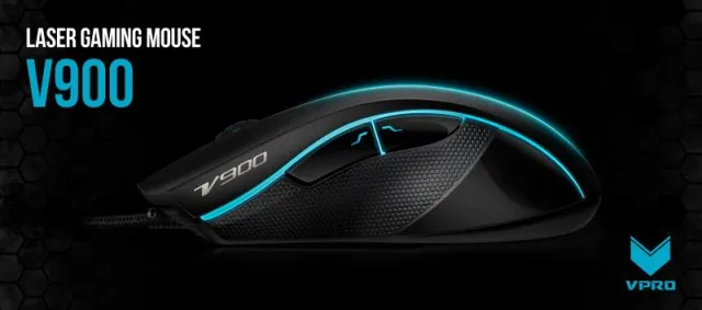 Bild: VPRO Gaming: Rapoo zeigt erstes Vorserienmodell der V900 Laser Gaming Maus auf der diesjährigen gamescom