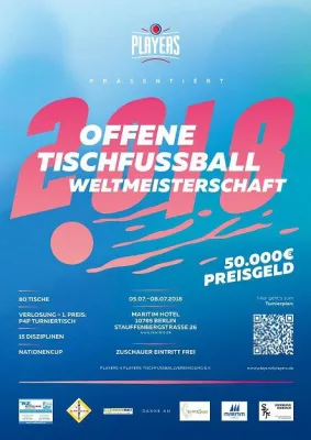Bild: Tischfußball-Weltmeisterschaft 2018 in Berlin (05.-08.7.)