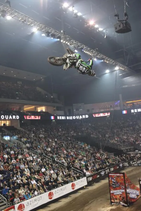Einer der Stars bei den „Night of the Jumps“ 2013: der Weltranglisten-Erste Remi Bizouard aus Frankr