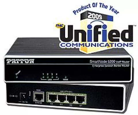 Bild: „And the Winner is…“ Patton-Inalps SmartNode Session Border Controller