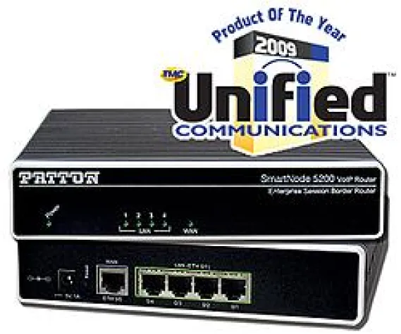 „And the Winner is…“ Patton-Inalps SmartNode Session Border Controller Bild: „And the Winner is…“ Patton-Inalps SmartNode Session Border Controller