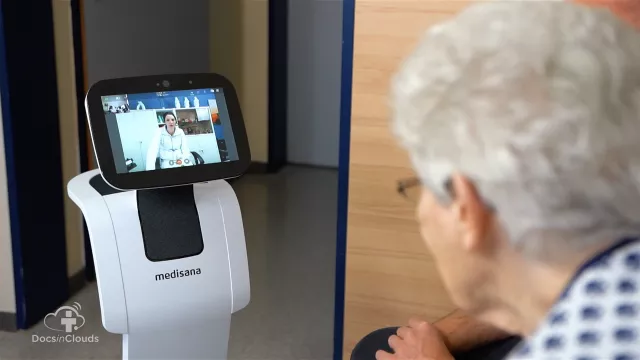 Bild: Der Hausarzt kommt per Roboter zur Visite