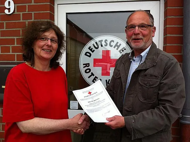 Bild: Elke Borgmeier zur Blutspendebeauftragten ernannt