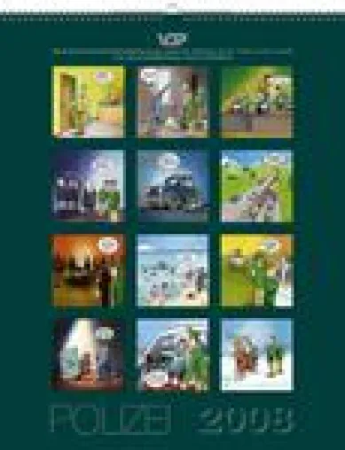 Bild: Der unterhaltsame Wandkalender„Polizei“ feiert mit der Ausgabe 2008 sein 20-jähriges Jubiläum