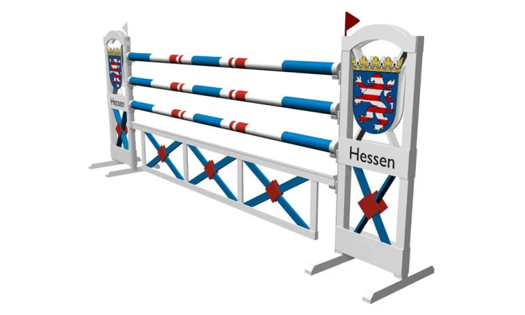 Bild: Hindernis trifft Wappenkunst