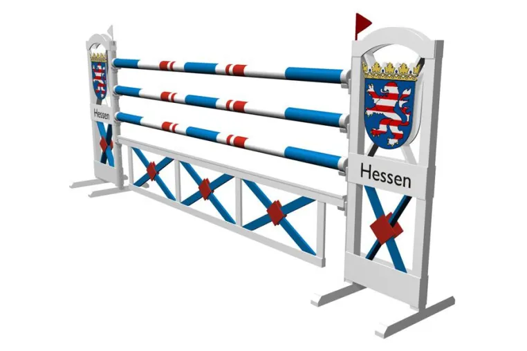 Bild: Hindernis trifft Wappenkunst