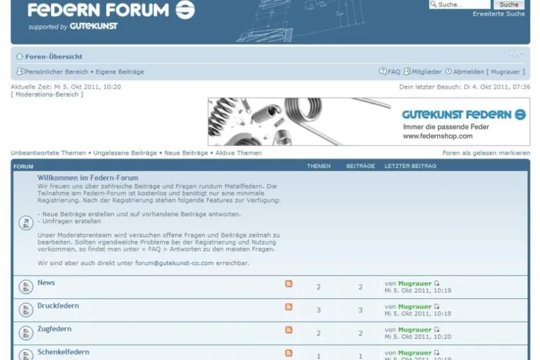 Bild: Federn-Forum supported by Gutekunst