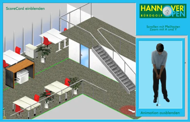 Bild: Bürogolf im Internet - jetzt als Onlinespiel