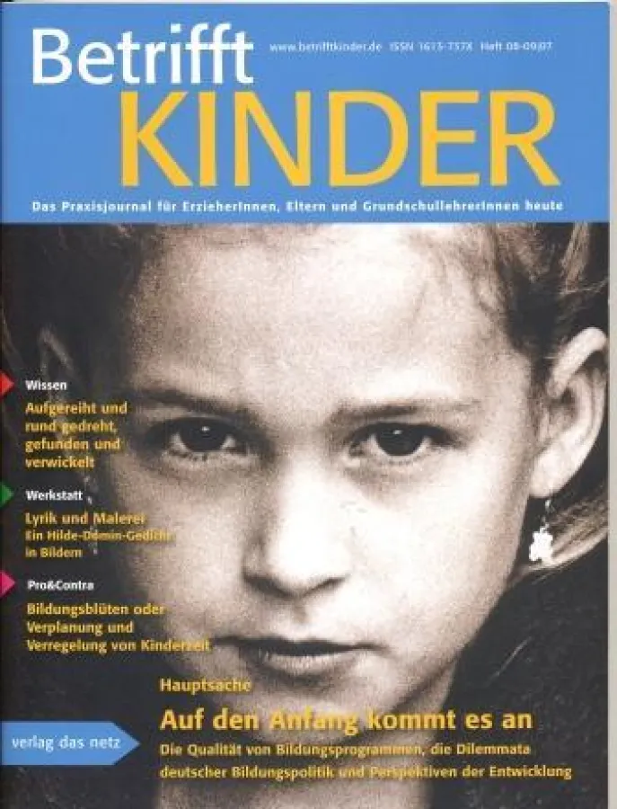 Verlag Das Netz, Berlin: Betrifft Kinder